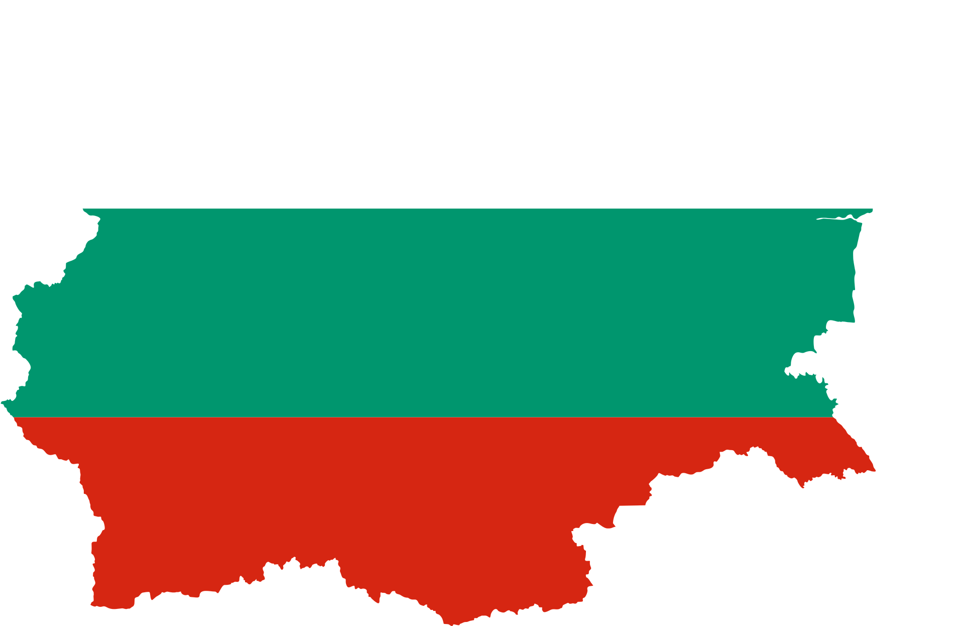 mapa Bułgarii