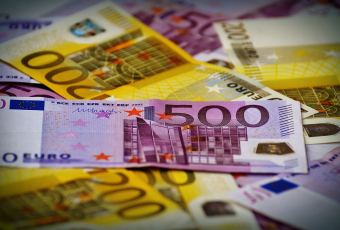 Euro banknot