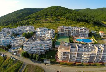 Panoramiczne zdjęcie kompleksu