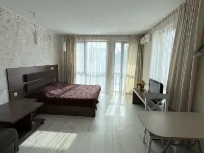 Łóżko w salonie