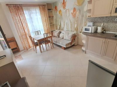 widok na salon i kuchnie 