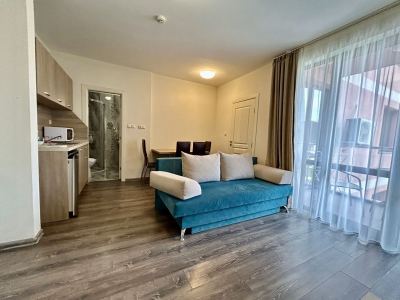 widok na salon i aneks kuchenny