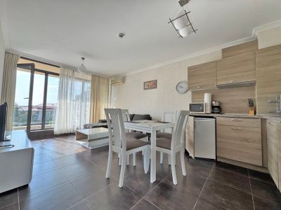 widok na salon i kuchnie 