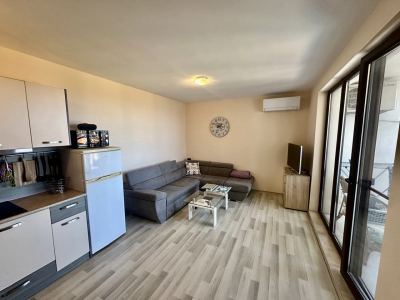 widok na salon i aneks kuchenny