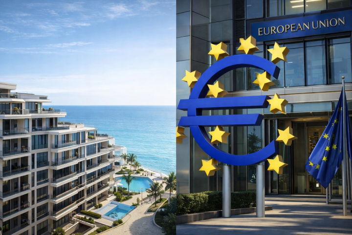 Kompleks na tle morza i strefy euro