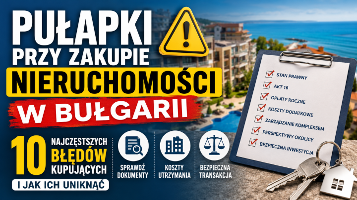 Kupujesz nieruchomość w Bułgarii