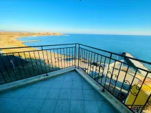 Widok na morze z tarasu mieszkania w Midia Grand Resort