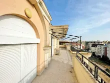Duży taras z widokiem