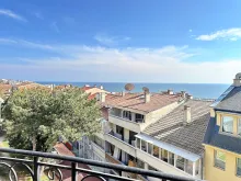 Widok na morze z tarasu