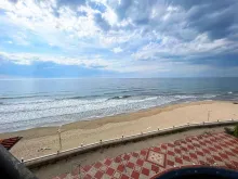 Plaża przed kompleksem