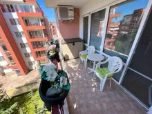 stolik, krzesła, balkon