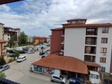 widok na budynki mieszkalne