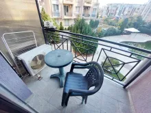 stolik, krzesło, balkon