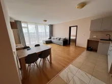 stolik z krzesłami, sofa narożna