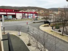ulica przed kompleksem