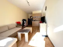stolik, sofa, telewizor