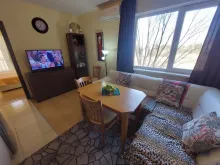 sofa, stolik, telewizor