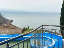 Widok na morze z balkonu