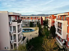 Widok na góry z tarasu