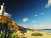 plaża, latarnia morska