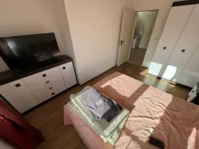 Telewizor i łóżko
