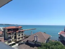 Widok na morze z tarasu mieszkania