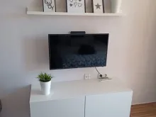 Podwójne łóżko w mieszkaniu