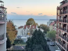 Widok na morze z balkonu