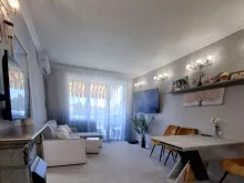Vip Vision | Elegancki dwupokojowy apartament: Salon, kuchnia
