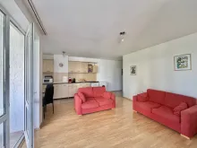 Fort Noks Riviera | Dwupokojowe mieszkanie nad morzem: Salon, kuchnia