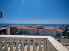 Widok na morze z tarasu