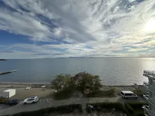 Widok na morze z tarasu
