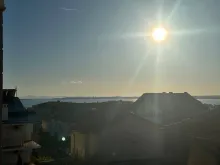 taras z widokiem na morze