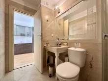 łazienka wc razem w gustownej glazurze
