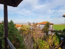 widok z tarasu domu