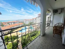 taras i panoramiczny widok na morze