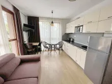 widok na salon i aneks kuchenny