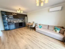 widok na salon i kuchnie