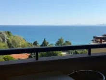 Widok na morze z balkonu