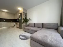 widok na salon i kuchnie