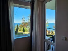 widk z salonu na morze