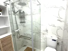 łazienka wc razem kabina natryskowa