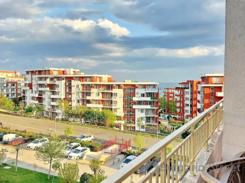 widok na morze z tarasu