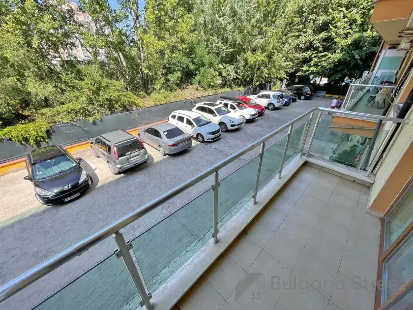 taras, parking
