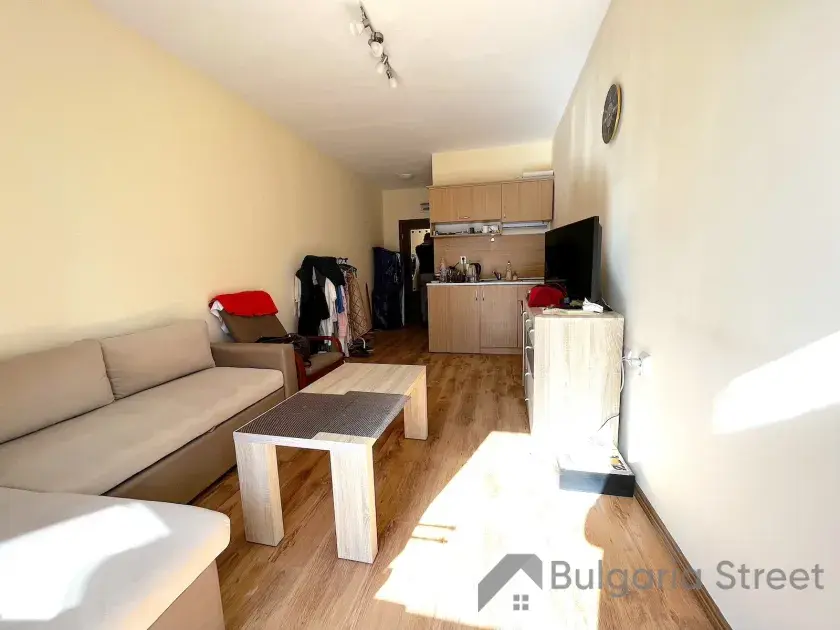 stolik, sofa, telewizor