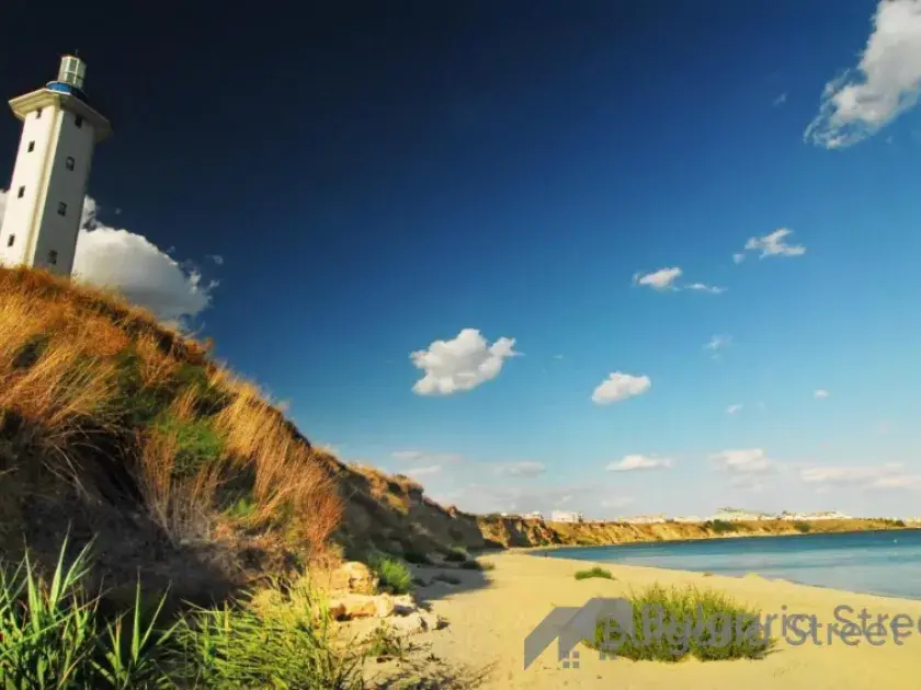 plaża, latarnia morska