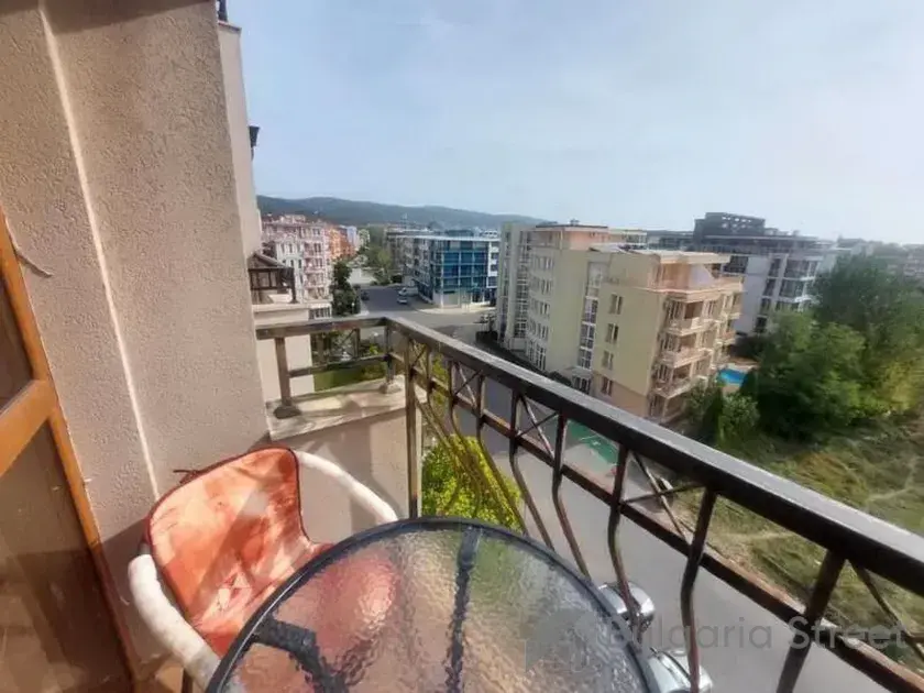 widok na kurort z tarasu
