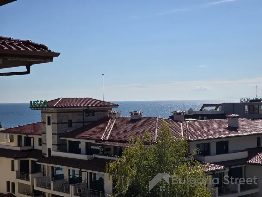 Panoramiczny widok na morze