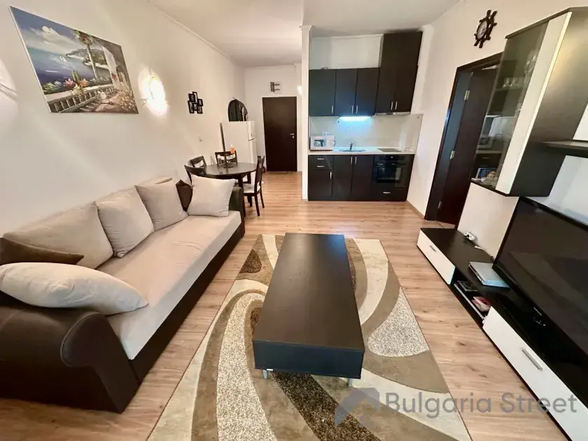 Salon z częścią kuchenną