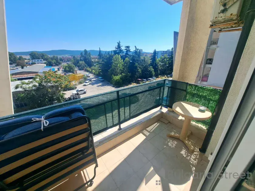 Widok z tarasu apartamentu